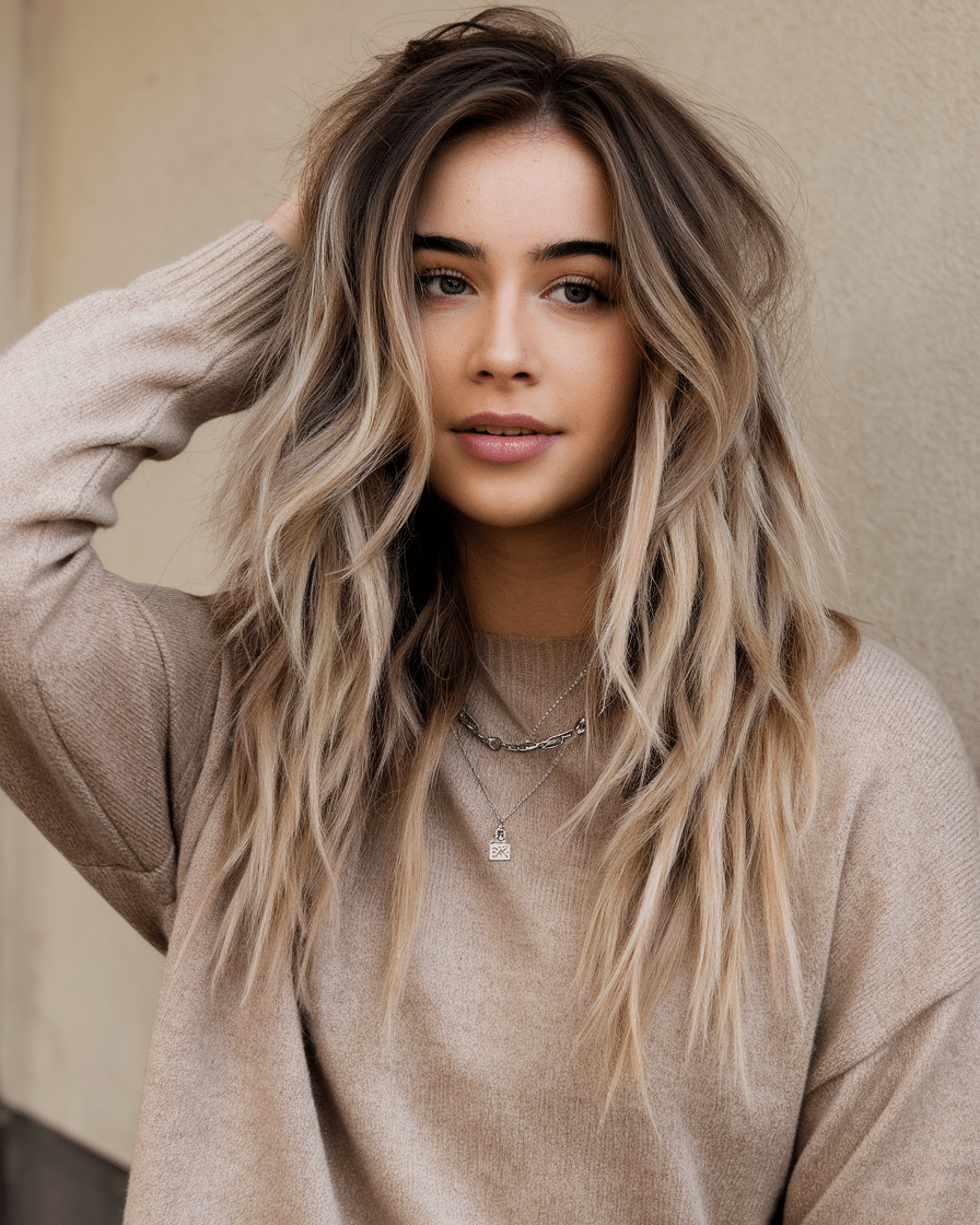 23 Gorgeous Winter Blonde Balayage Looks for 2025