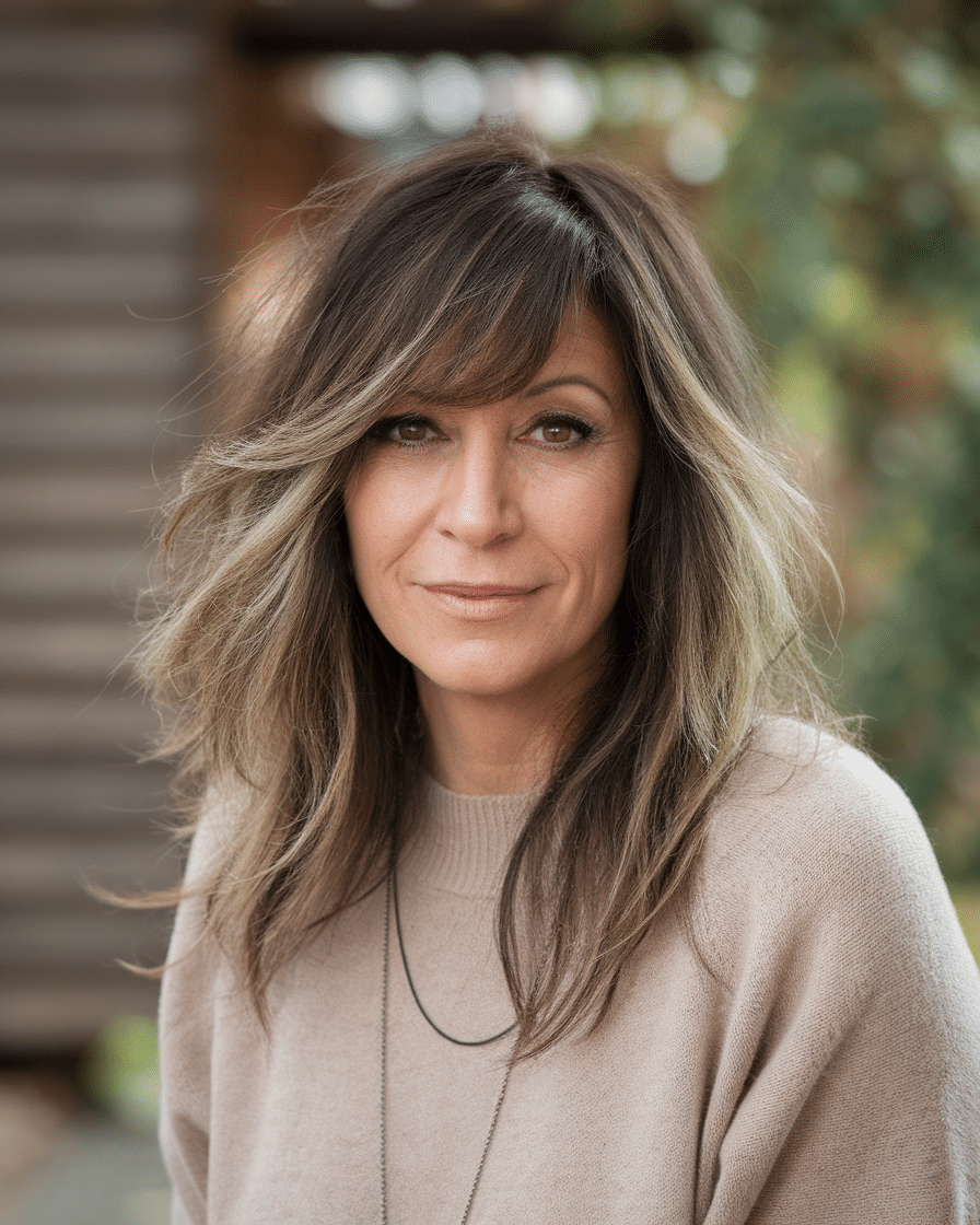 19 Elegant Hairstyles for Women Over 50 with Bangs in 2025