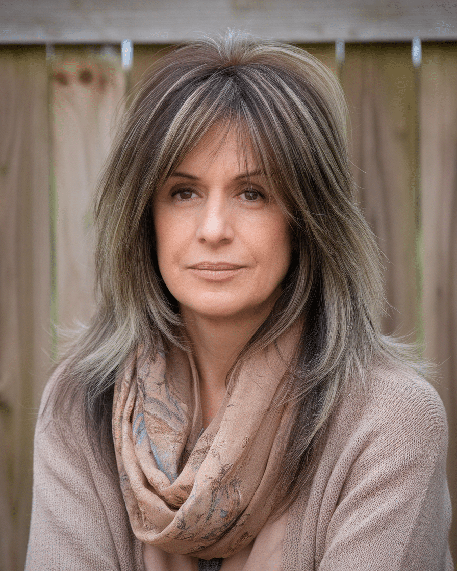 20 Long Hairstyles for Older Women Over 50