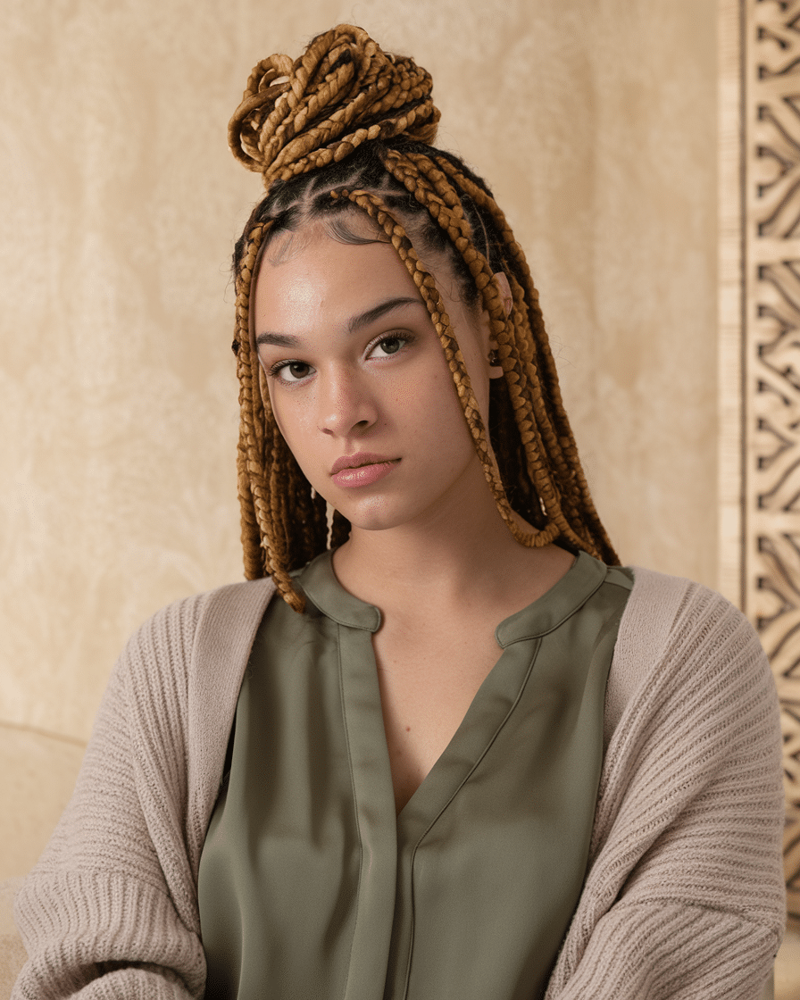 22 Stunning Box Braid Hairstyles