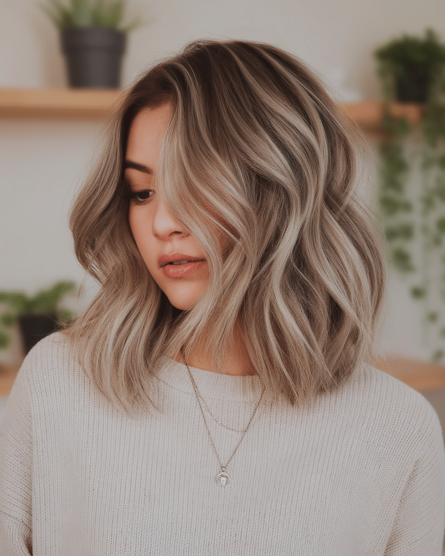 22 Trendy Ashy Bronde Balayage Hairstyle Ideas