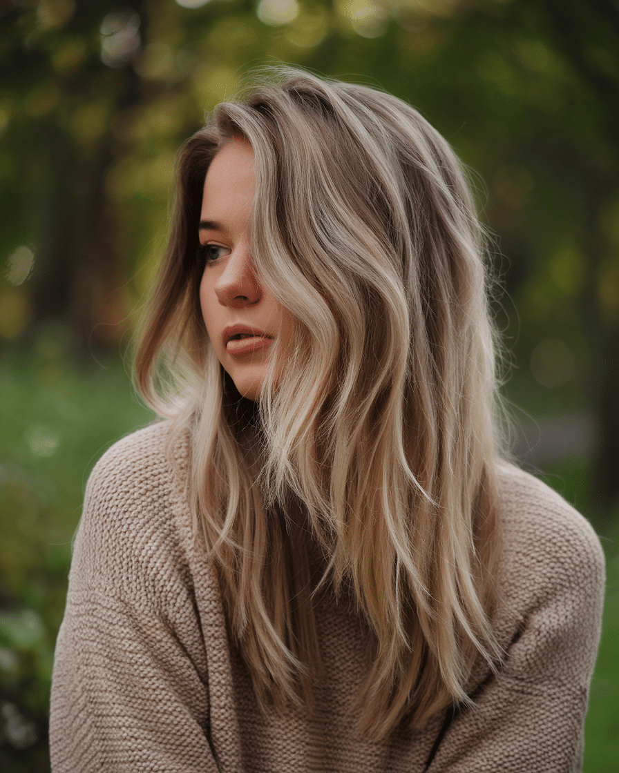 23 Gorgeous Winter Blonde Balayage Looks for 2025