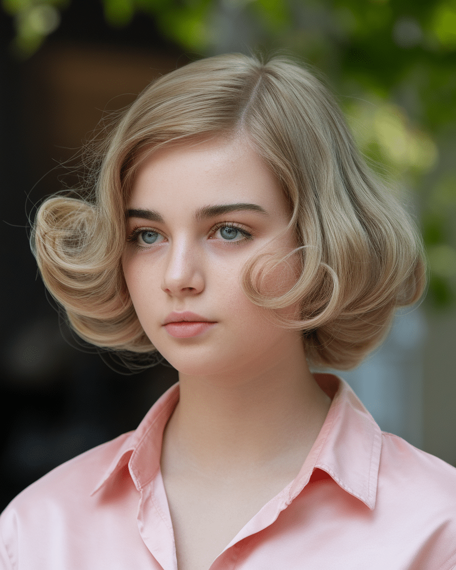 25 Charming Jaw-Length Curly Bob Hairstyles