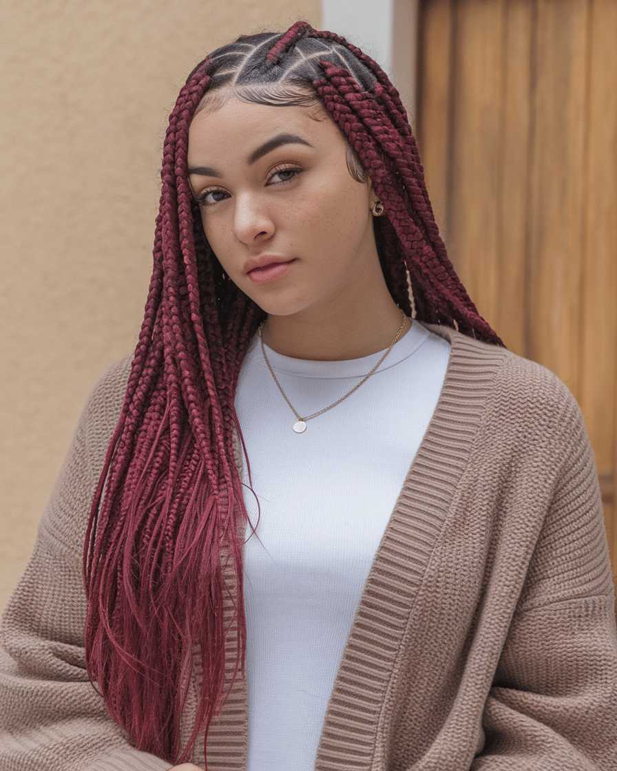 22 Stunning Box Braid Hairstyles