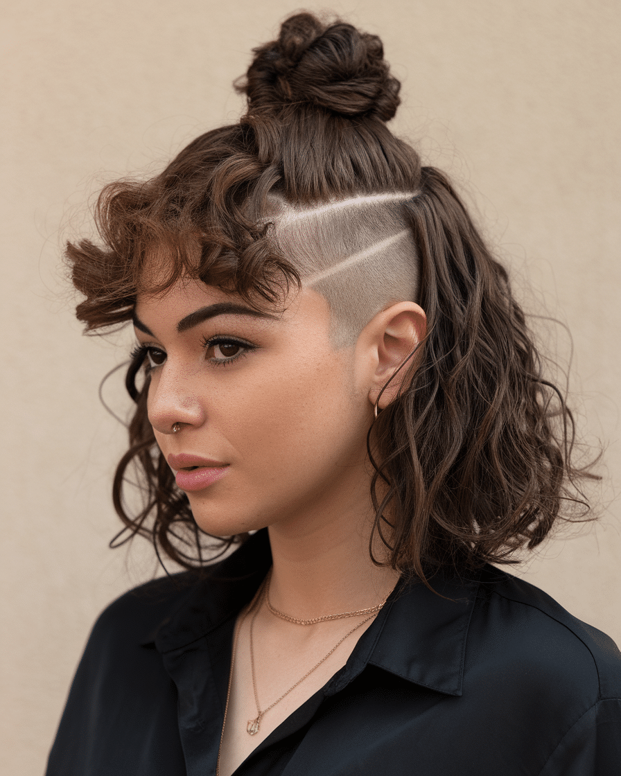 22 Chin-Length Hairstyles for Curly-Haired Women