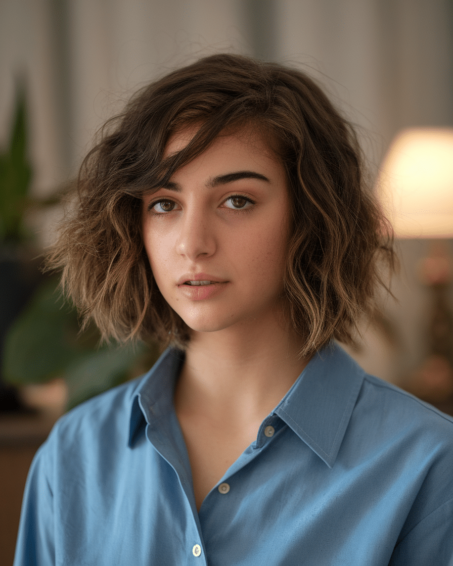 25 Charming Jaw-Length Curly Bob Hairstyles