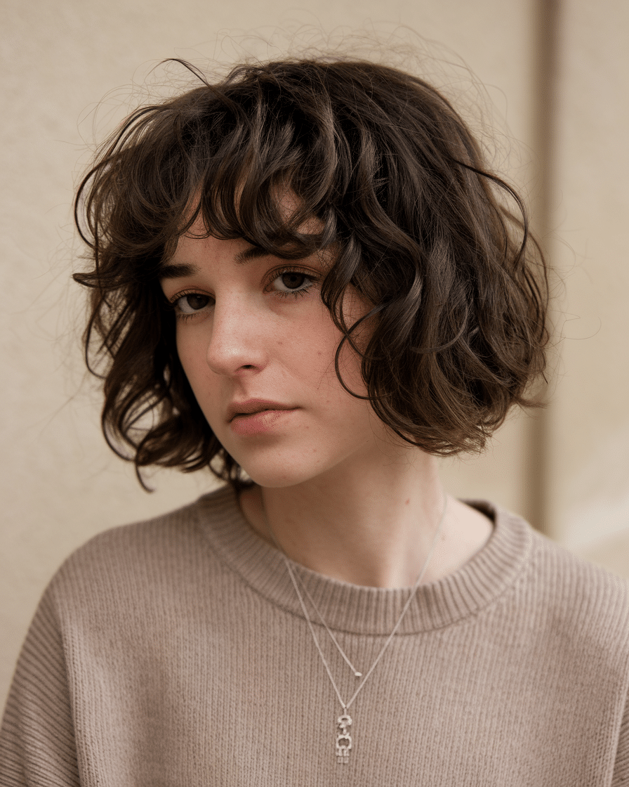 17 Wispy Bangs for Curly Hair