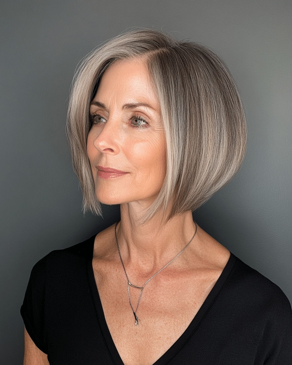 khaoula0921_A_STILL_OF_AN_OLD_WOMAN_FEMALE_WITH_Asymmetrical__c0cf4bb3-3604-4d58-bffc-328a9359f04a_3 Top 16 Stylish Short Hairstyles for Women Over 50