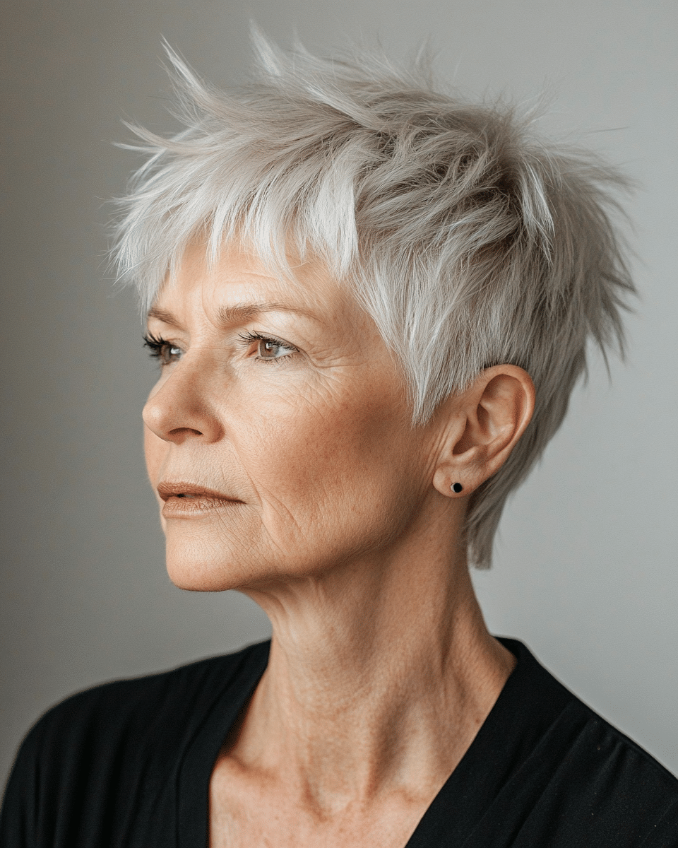 khaoula0921_A_STILL_OF_AN_OLD_WOMAN_FEMALE_WITH_Choppy_Pixie__c97f0b41-8994-4be2-b2c2-0da5481b2dca_0 Top 16 Stylish Short Hairstyles for Women Over 50