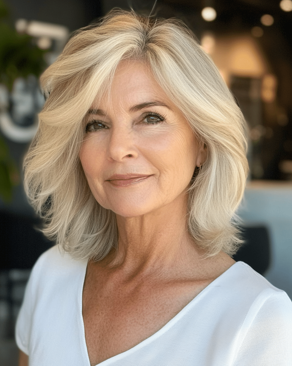 khaoula0921_A_STILL_OF_AN_OLD_WOMAN_FEMALE_WITH_Easy_Upkeep_f_b7cff1cf-2f91-4a47-bd15-c8832476717b_1 14 Stylish Medium Shag Haircuts for Women Over 60 to Shine