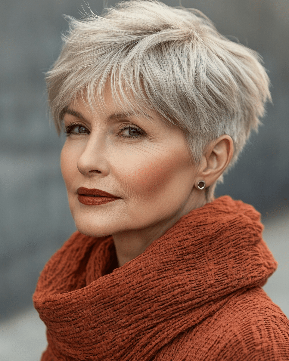 khaoula0921_A_STILL_OF_AN_OLD_WOMAN_FEMALE_WITH_Feathered_Pix_fcbc55a2-1d28-4c04-8651-26c085bb629b_2 Top 16 Stylish Short Hairstyles for Women Over 50