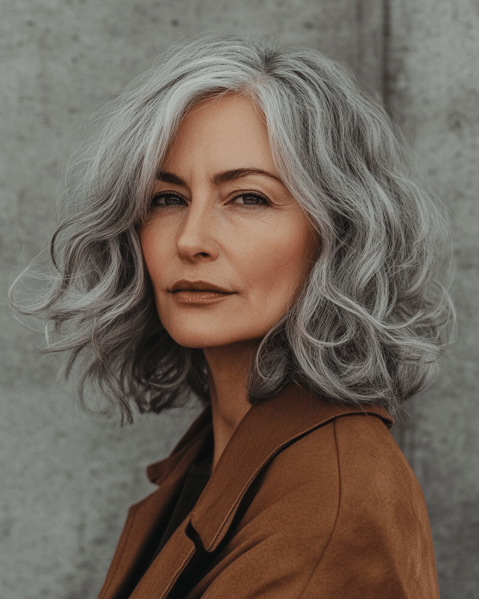 khaoula0921_A_STILL_OF_AN_OLD_WOMAN_FEMALE_WITH_Graceful_Gray_27a878db-983c-4f25-8e61-a3ee80af4151_1 12 Easy to Style Silver Fox Haircuts for Active Women