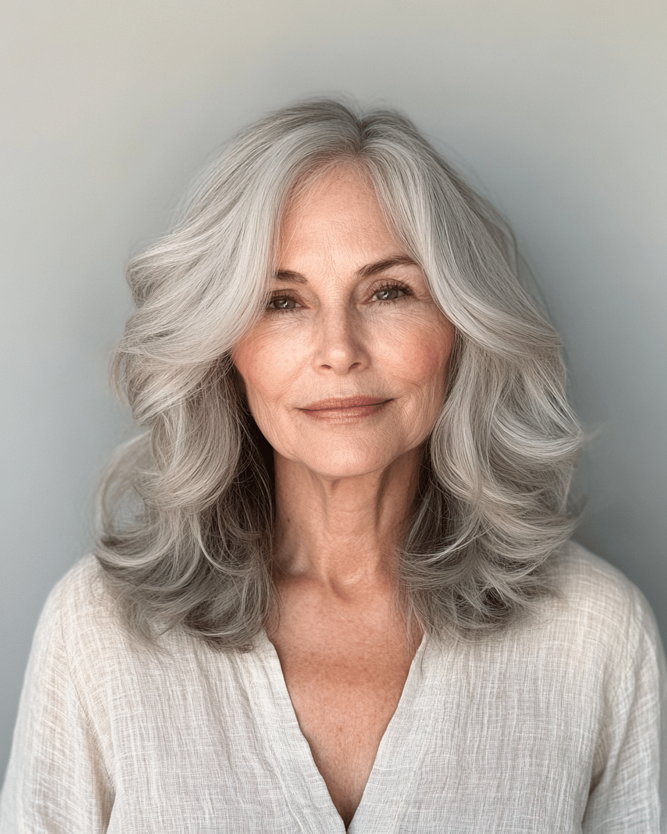 khaoula0921_A_STILL_OF_AN_OLD_WOMAN_FEMALE_WITH_Layered_Mid-L_a61da959-4ce6-48ca-a122-0c15d2810a4c_1 10 Sexy Chic Medium Wavy Hairstyles for Women Over 60