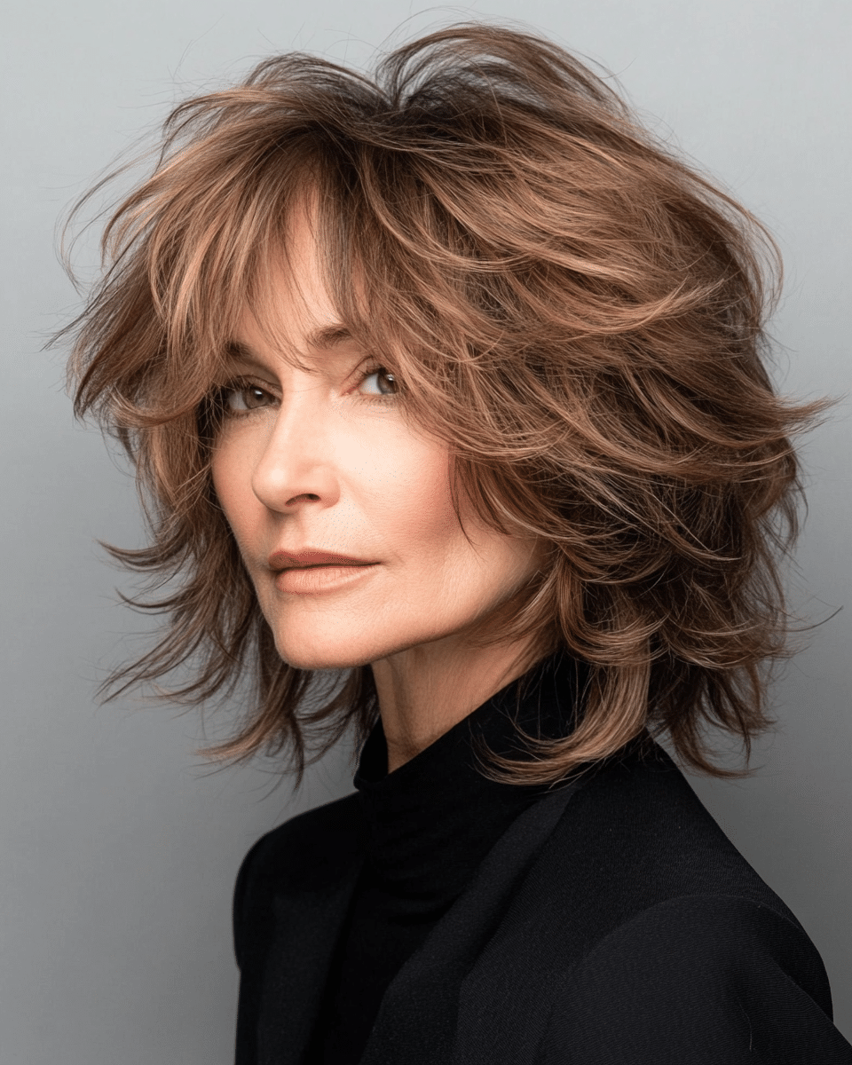 khaoula0921_A_STILL_OF_AN_OLD_WOMAN_FEMALE_WITH_Modern_Wavy_S_40cf27e9-dcdf-45a1-8afe-e1b47aecb477_0 10 Sexy Chic Medium Wavy Hairstyles for Women Over 60