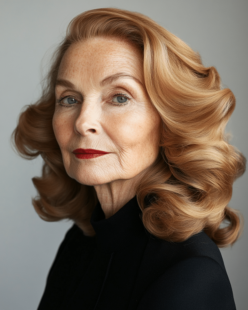 khaoula0921_A_STILL_OF_AN_OLD_WOMAN_FEMALE_WITH_Side-Parted_G_0a247715-490c-4356-9889-6598a973b19d_3 10 Sexy Chic Medium Wavy Hairstyles for Women Over 60