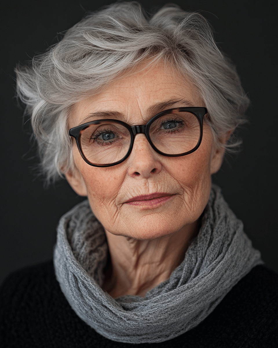 khaoula0921_A_STILL_OF_AN_OLD_WOMAN_FEMALE_WITH_Thick_Hair_HA_2a7f11ee-571d-4f9f-b252-ce70d6a5104d_2 14 Stylish Medium Shag Haircuts for Women Over 60 to Shine