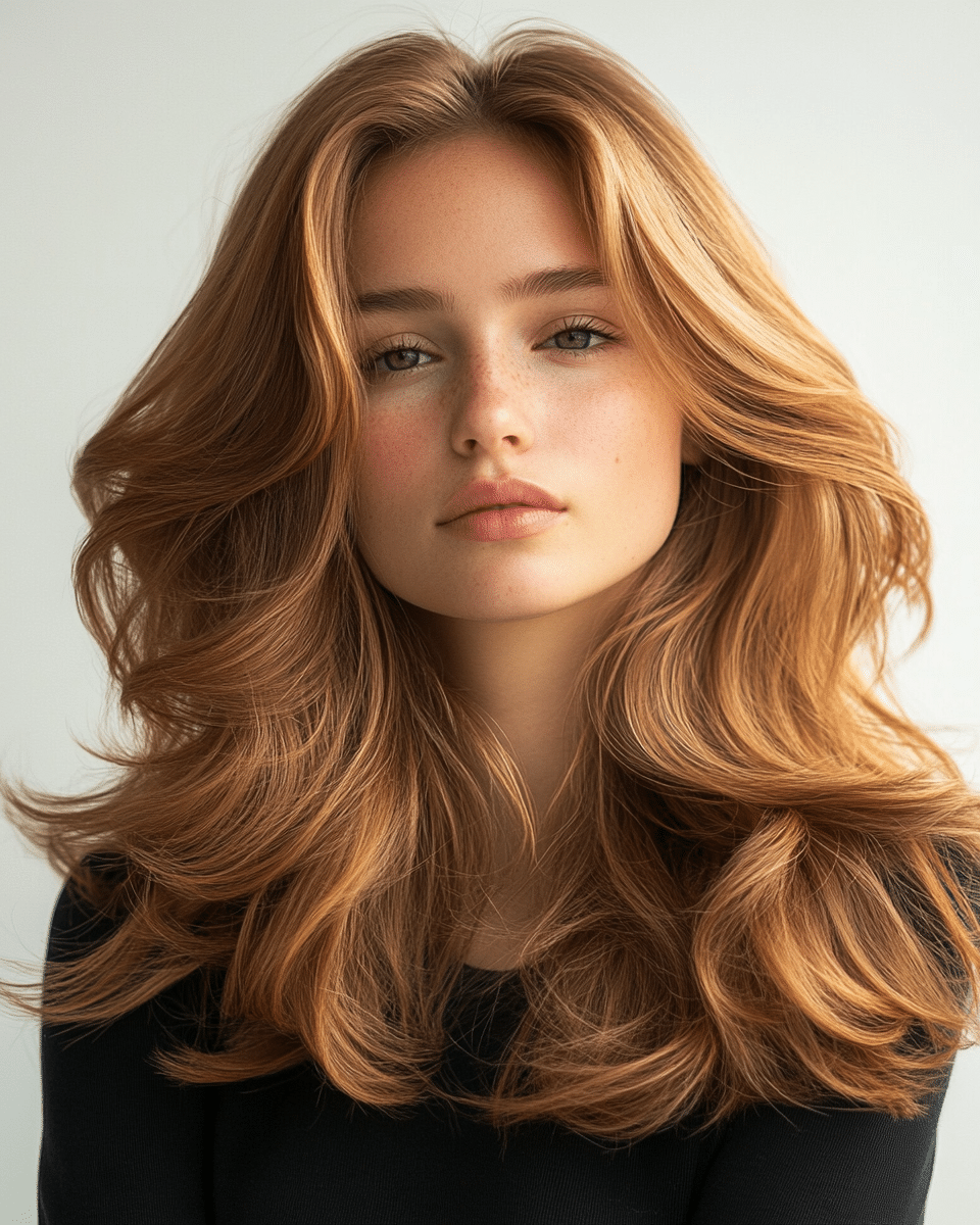 khaoula0921_A_STILL_OF_A_YOUNG_FEMALE_WOMAN_Classic_Elegance__6340e7af-2118-456f-bbfd-a28044f3a960_1 26 Golden Brown Hair Color Trends for 2025: Top Stylish Ideas