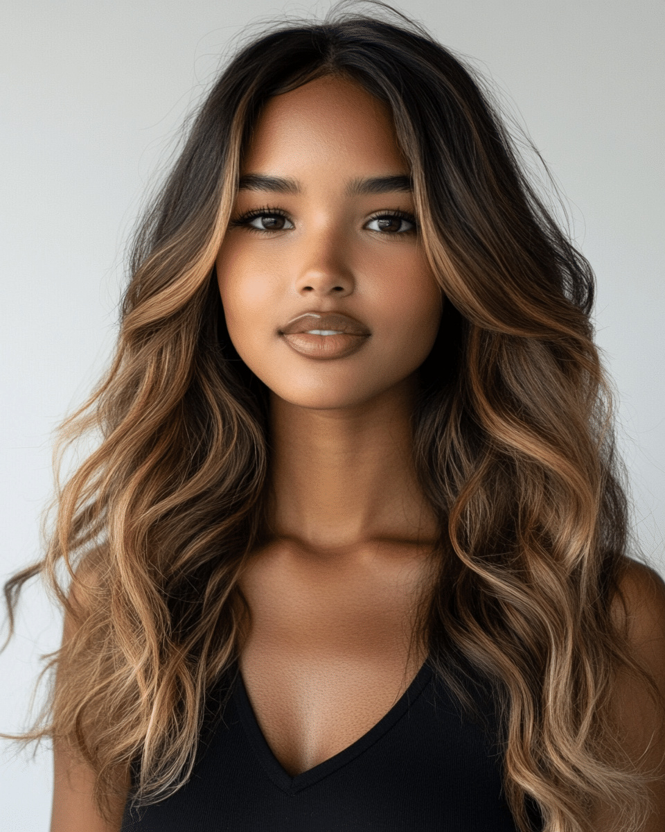 khaoula0921_A_STILL_OF_A_YOUNG_FEMALE_WOMAN_Effortlessly_Chic_3237356b-edda-4d35-af97-07770195b0e7_3 26 Golden Brown Hair Color Trends for 2025: Top Stylish Ideas
