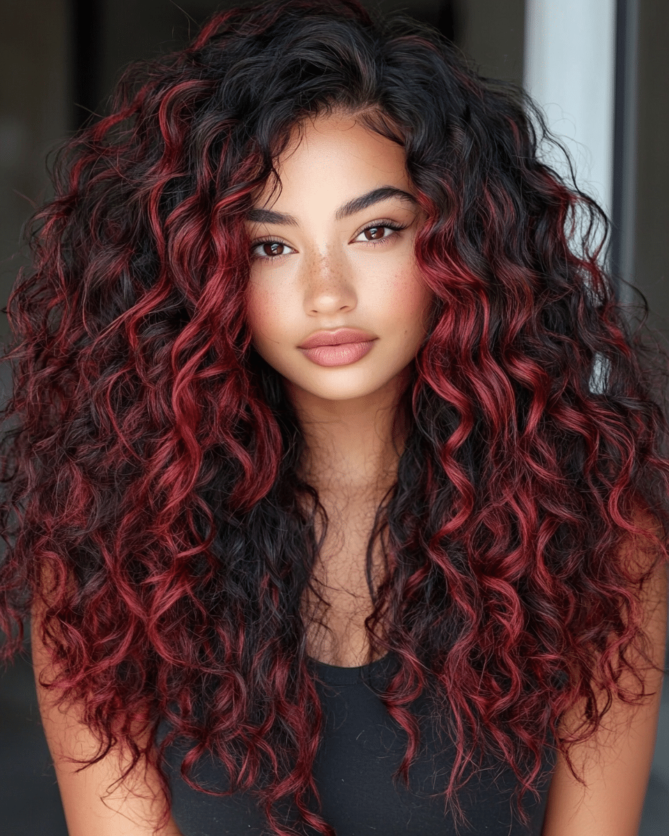 khaoula0921_A_STILL_OF_A_YOUNG_FEMALE_WOMAN_Luxurious_Cherry__556578bf-05c6-49f4-b1eb-8396a46d1085_1 17 Cherry Cola Balayage Ideas: Add Depth and Drama to Your Locks