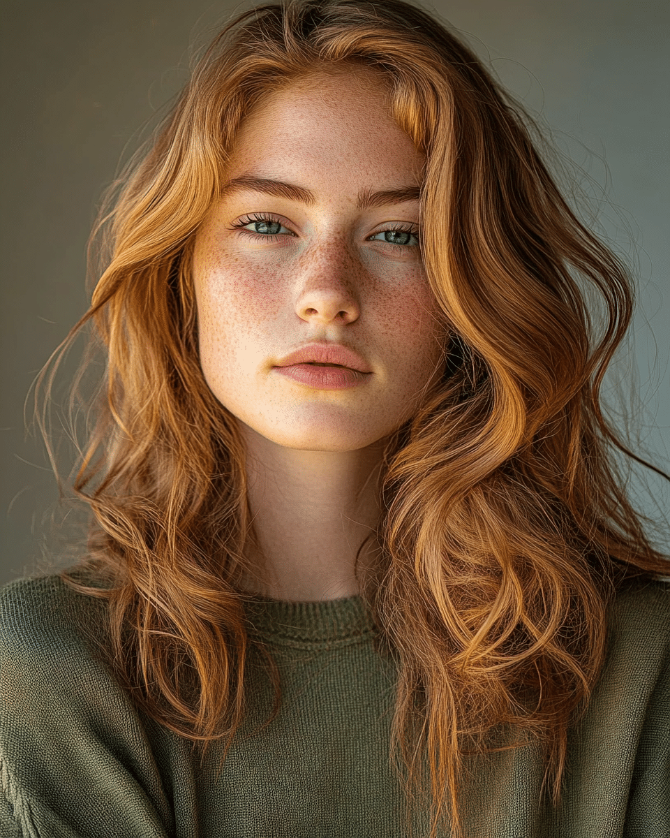 khaoula0921_A_STILL_OF_A_YOUNG_FEMALE_WOMAN_Natures_Whisper_G_dcbf8927-0f6e-4e1c-8914-55ce5d7d3644_2 26 Golden Brown Hair Color Trends for 2025: Top Stylish Ideas
