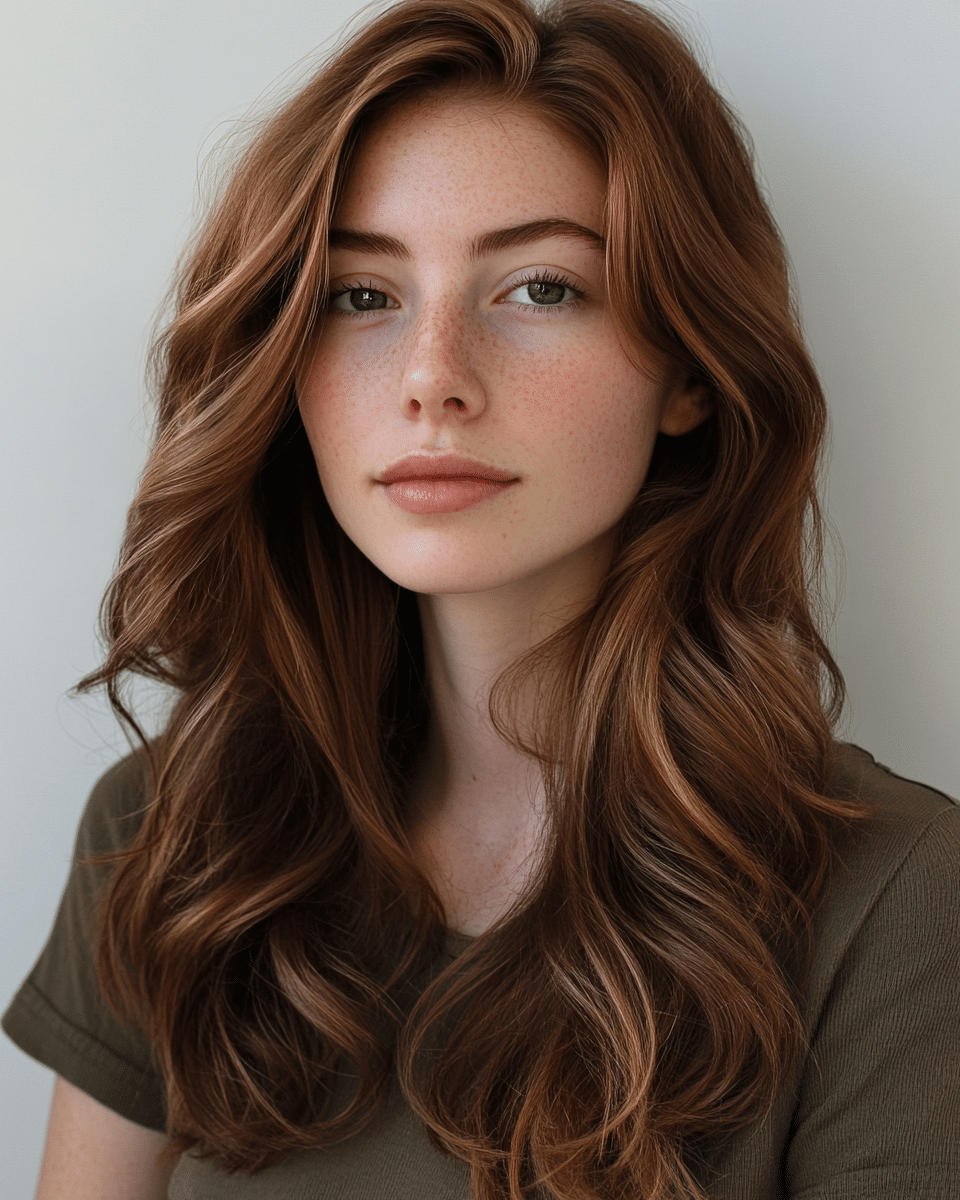 khaoula0921_A_STILL_OF_A_YOUNG_FEMALE_WOMAN_Toffee_Brown__A_d_c86464fe-7b62-438a-a1e6-6cbe40b0ae63_3 20 Fall Hair Color Ideas For Brunettes - Inspired Beauty
