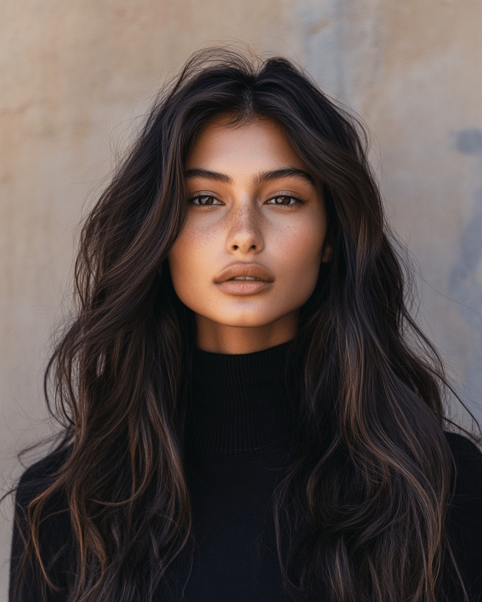 khaoula0921_A_STILL_OF_A_YOUNG_FEMALE_WOMAN_WITH_A_HAIRSTYLE__0da91870-d2ca-4121-9797-03a294933737_1 20 Fall Hair Color Ideas For Brunettes - Inspired Beauty