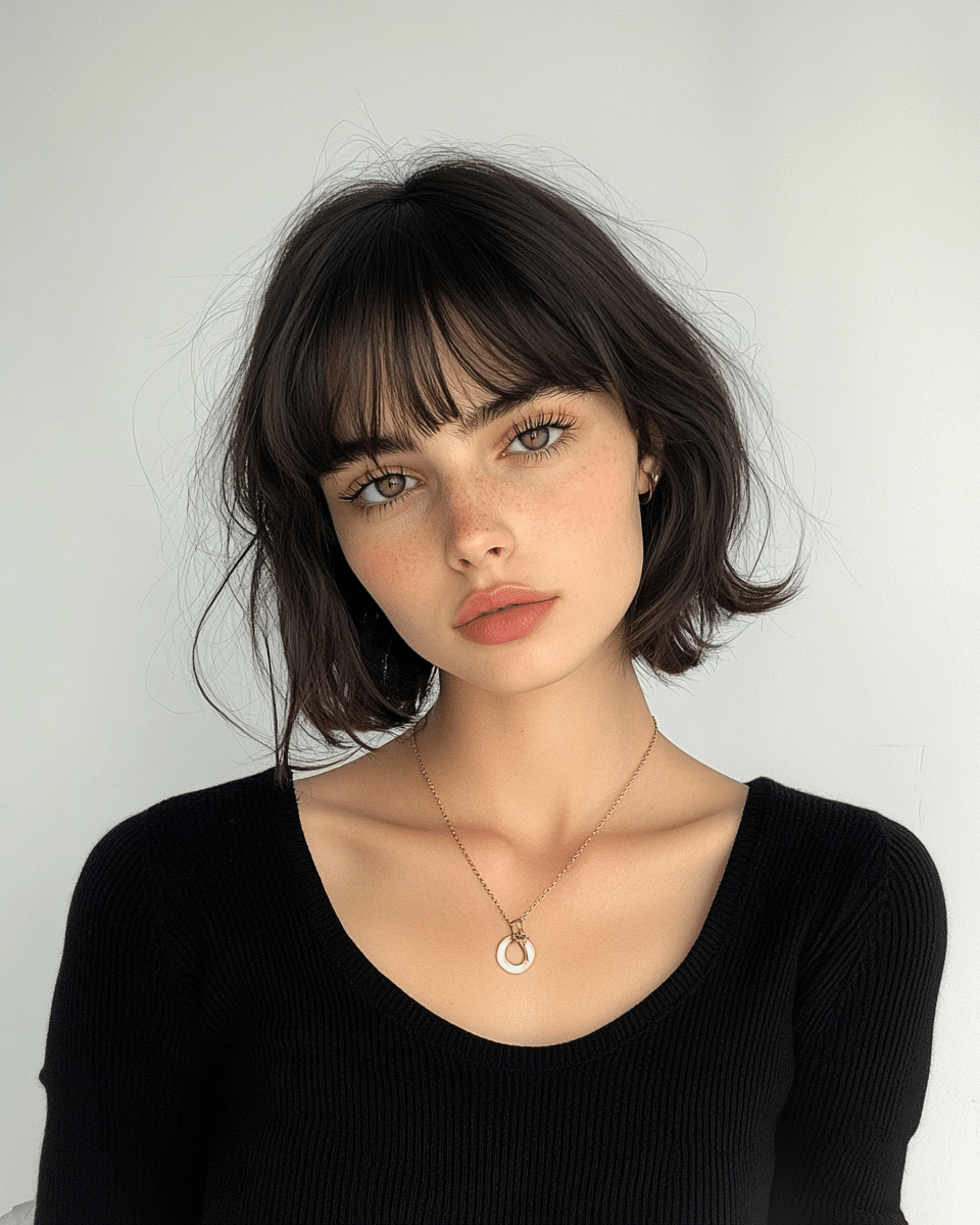 khaoula0921_A_STILL_OF_A_YOUNG_FEMALE_WOMAN_WITH_French_Bob_w_477cfefd-1b12-4667-be22-891062f9bfa0_1 20 Fresh Hairstyles for Women Over 40