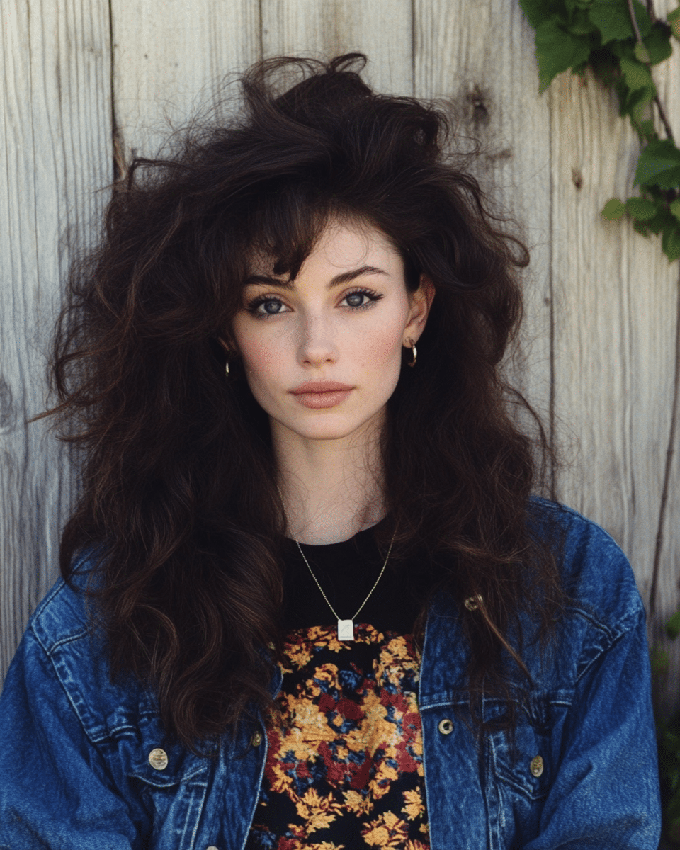 khaoula0921_A_STILL_OF_A_YOUNG_FEMALE_WOMAN_WITH_Glamorous_90_0b36530e-fec0-4b66-a630-9b2106879feb_2 20 . 90s Layered Haircut Brunette Face Framing Bangs