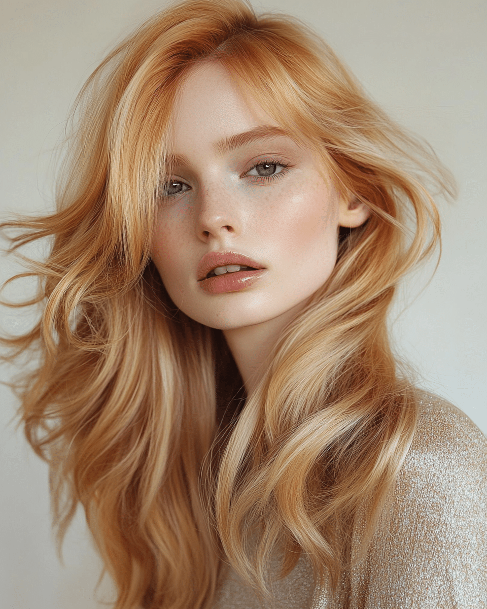 khaoula0921_A_STILL_OF_A_YOUNG_FEMALE_WOMAN_WITH_Golden_Champ_1fa5a313-d249-47ac-b59b-17cdd0b0cf0d_2 20 Gorgeous Winter Hair Color Ideas for 2025 to Keep You Cozy and Stylish