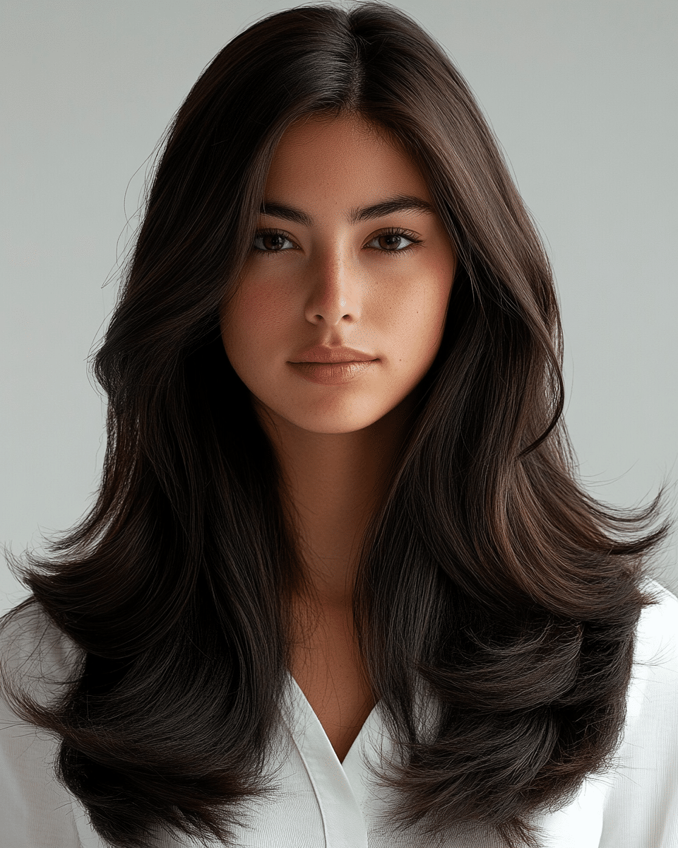 khaoula0921_A_STILL_OF_A_YOUNG_FEMALE_WOMAN_WITH_Graduated_La_4115543c-ed14-4bf0-b9d5-c9d6d8bd20c6_0 20 Inspiring Layered Haircuts for Long Hair: Find the Perfect Style for Your Hair Type