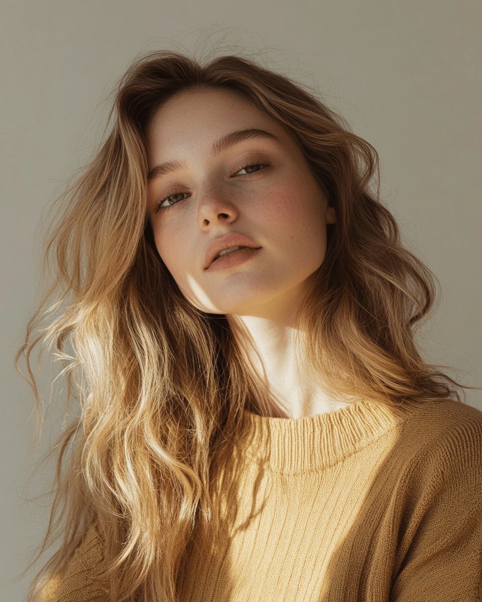 khaoula0921_A_STILL_OF_A_YOUNG_FEMALE_WOMAN_WITH_Honey_Beige__24cec89d-ffa4-4b85-aa80-6f047130e432_0 20 Gorgeous Winter Hair Color Ideas for 2025 to Keep You Cozy and Stylish