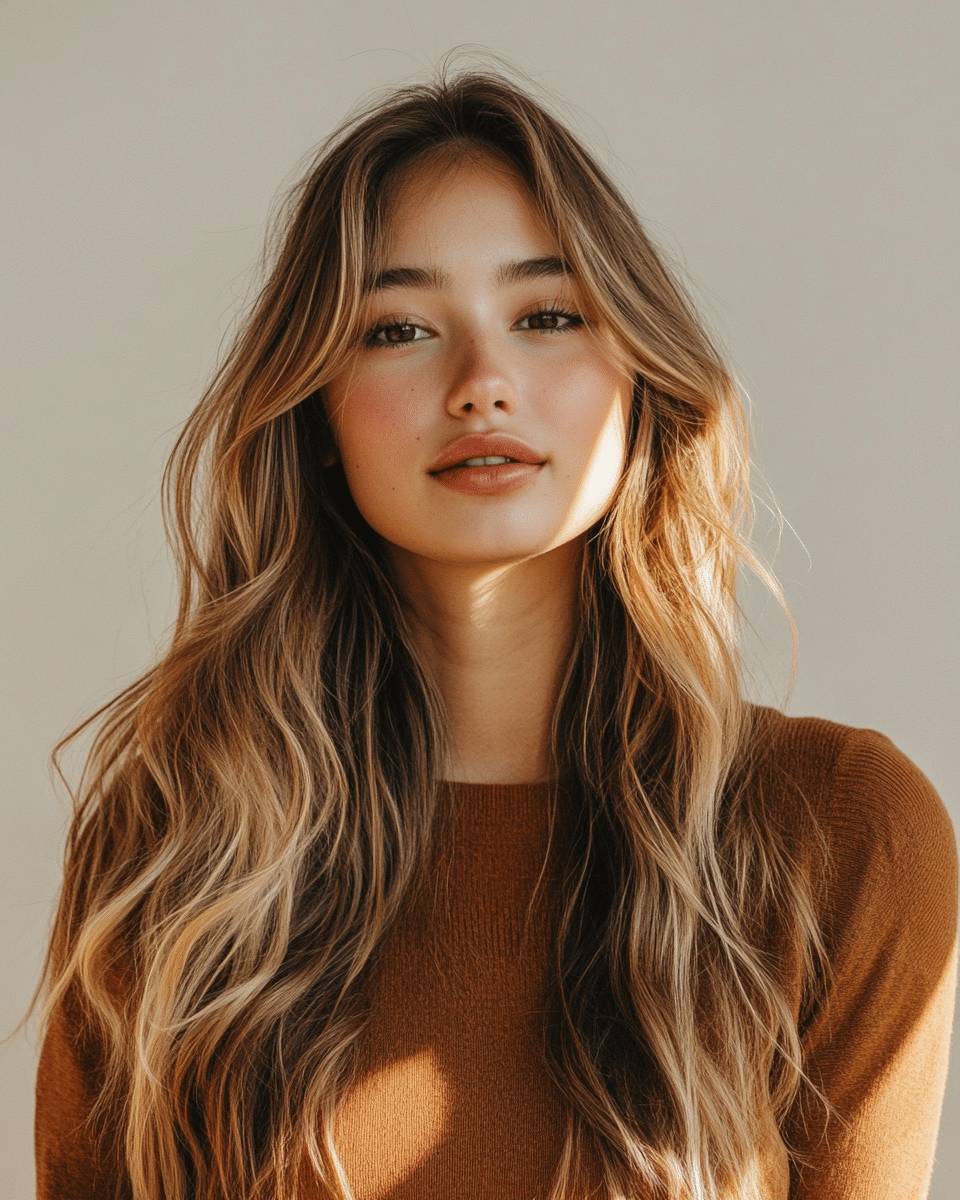 khaoula0921_A_STILL_OF_A_YOUNG_FEMALE_WOMAN_WITH_Honey_Carame_1703049e-f90c-402a-8515-d15d72ad7653_2 20 Gorgeous Winter Hair Color Ideas for 2025 to Keep You Cozy and Stylish