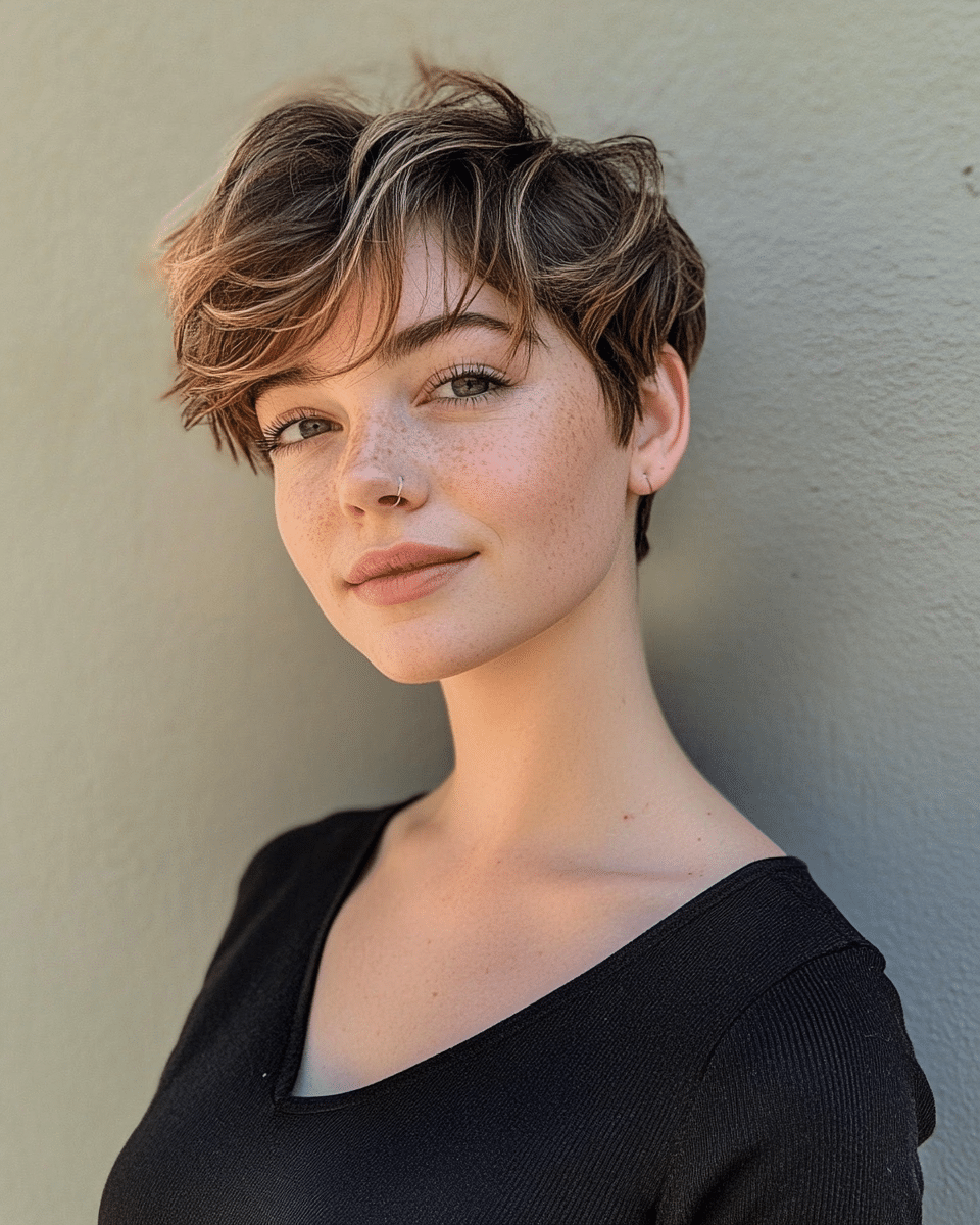 khaoula0921_A_STILL_OF_A_YOUNG_FEMALE_WOMAN_WITH_Messy_Pixie__f6f3471a-c87a-4367-a92d-820b64a18cc8_1 22 Stunning Short Hairstyles for Women in 2025