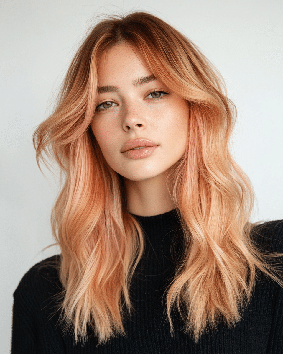 khaoula0921_A_STILL_OF_A_YOUNG_FEMALE_WOMAN_WITH_Peach_Blush__a27889cc-5884-4b5c-ab68-e99040371fcb_3 20 Gorgeous Winter Hair Color Ideas for 2025 to Keep You Cozy and Stylish