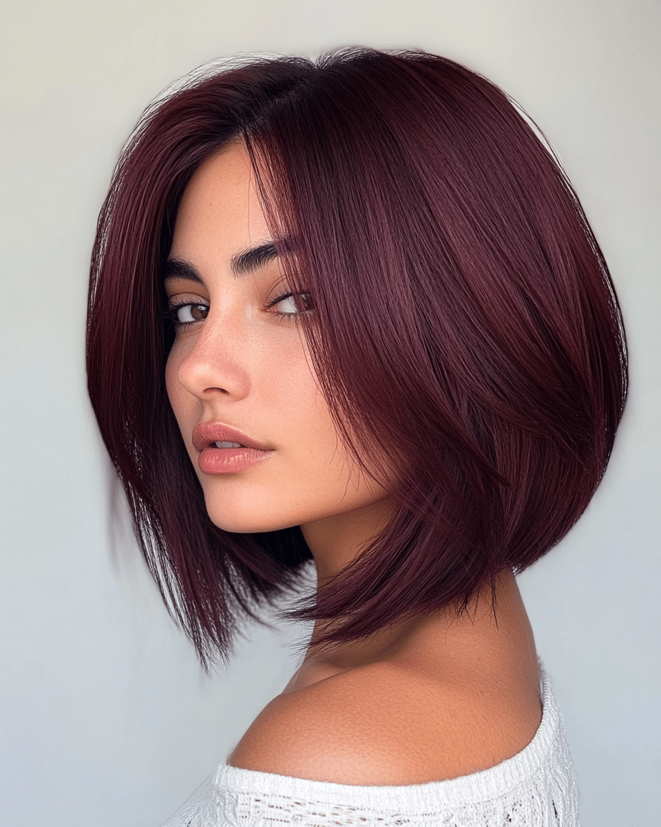 khaoula0921_A_STILL_OF_A_YOUNG_FEMALE_WOMAN_WITH_Sleek_Burgun_930794dd-c237-48a8-8bd8-c78c0d65f2d6_3 20 Best Hair Color Ideas for March 2025