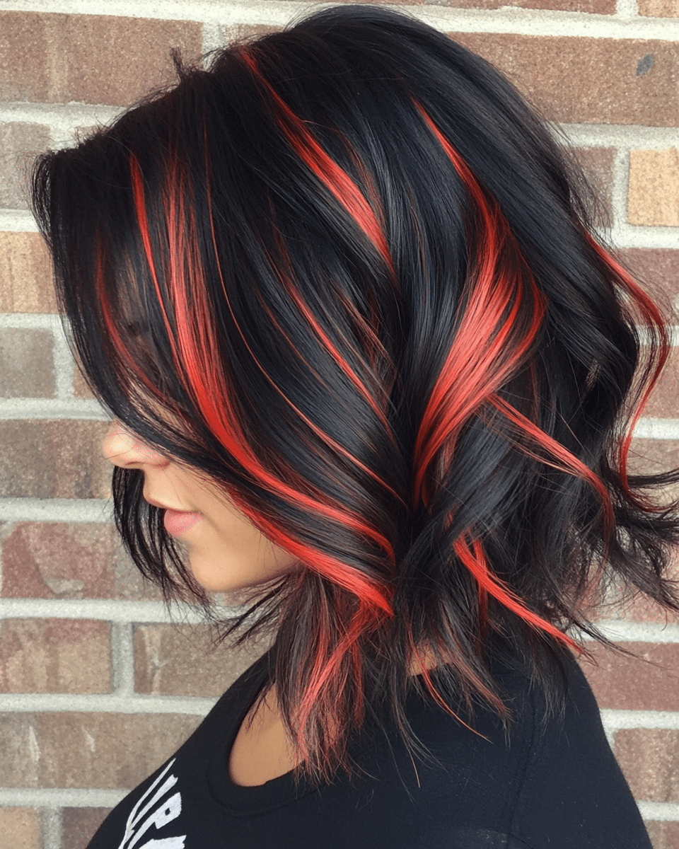 khaoula0921_A_STILL_OF_A_YOUNG_FEMALE_WOMAN_Wavy_Bob_with_Che_e353b215-f45b-482c-84b8-02833b1c922d_3 17 Cherry Cola Balayage Ideas: Add Depth and Drama to Your Locks