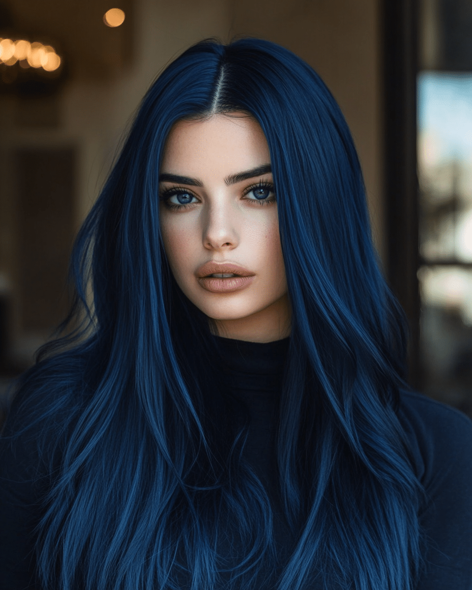 khaoula0921_A_STILL_OF_A_YOUNG_WOAMN_WITH_Blue_Black_Blue-bla_04997b51-39c8-46d0-81d8-865863fccad2_0 The Best Blue Hair Color Ideas for a Stunning Transformation