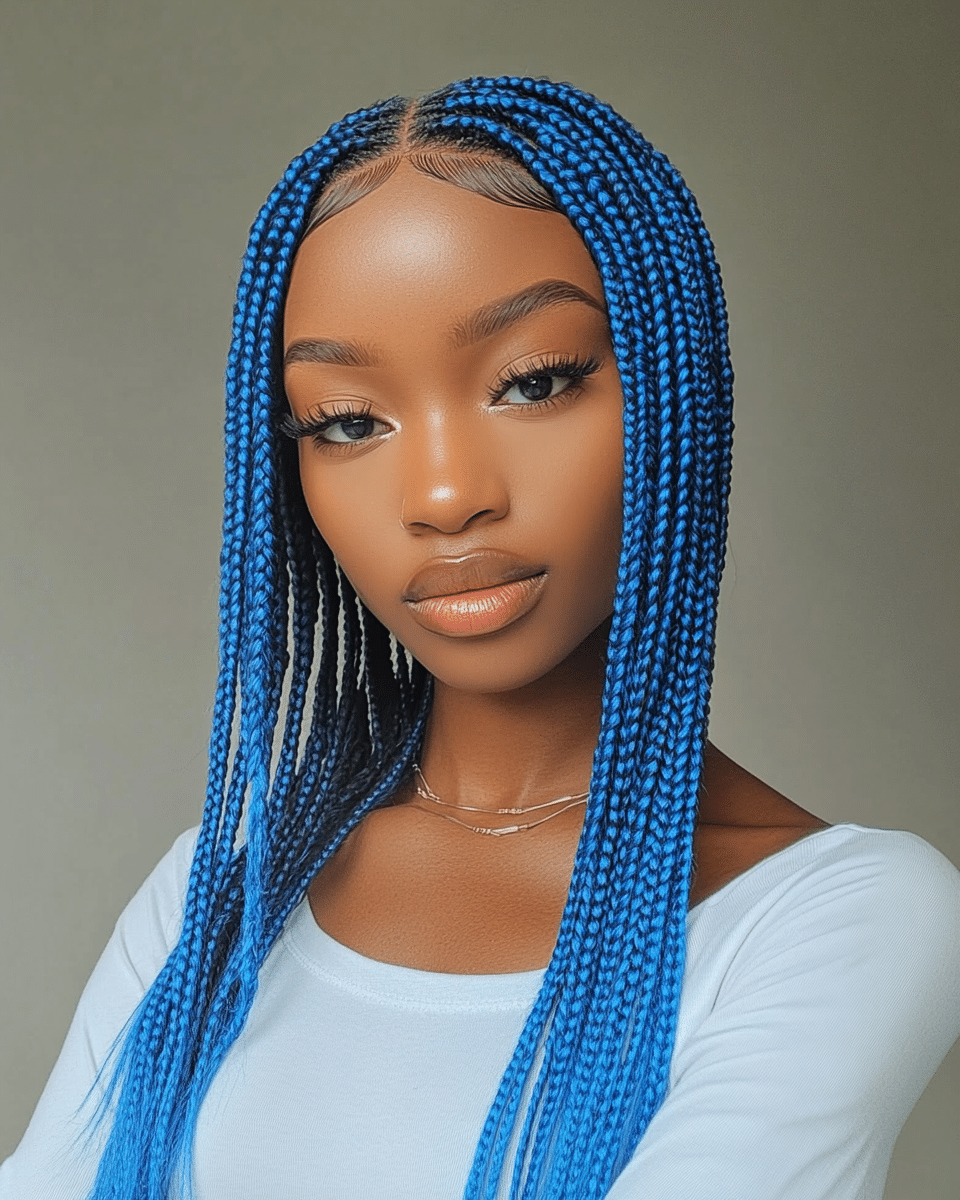 khaoula0921_A_STILL_OF_A_YOUNG_WOAMN_WITH_Blue_Micro_Braids_B_1254fae3-ef0d-49a6-8869-7f46eb2589d3_0 The Best Blue Hair Color Ideas for a Stunning Transformation