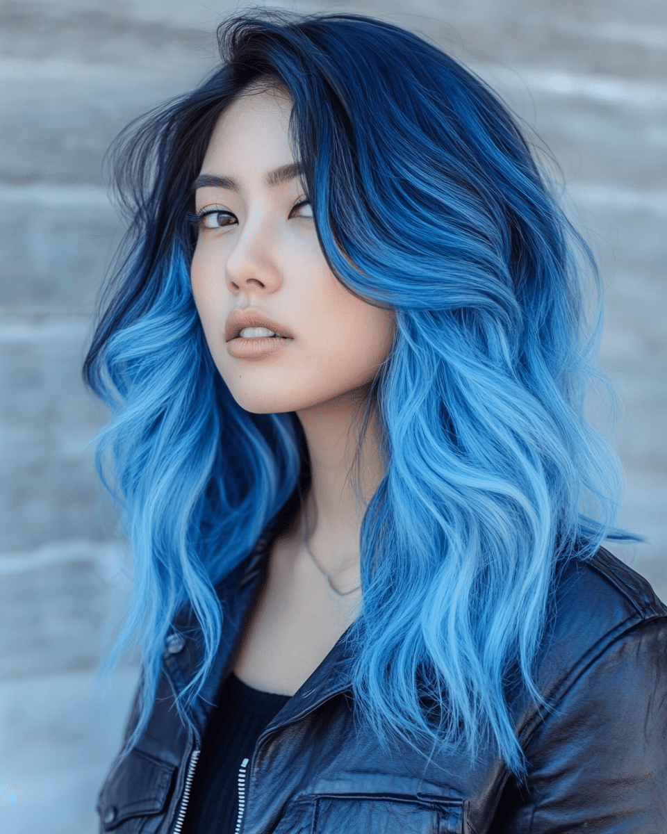 khaoula0921_A_STILL_OF_A_YOUNG_WOAMN_WITH_Blue_Ombre_A_blue_o_ca341b82-7d34-45f3-b3bc-fb336ff994e6_1 The Best Blue Hair Color Ideas for a Stunning Transformation