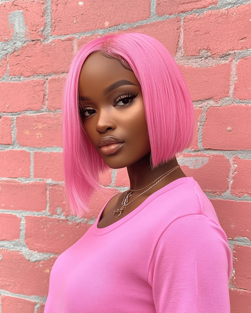 khaoula0921_A_STILL_OF_A_YOUNG_WOAMN_WITH_Bubblegum_Pink_Lob__5baee0e7-efcb-42d7-a6c0-5859743a7bae_0 The Ultimate Guide to Trendy Pink Hairstyles and Haircuts