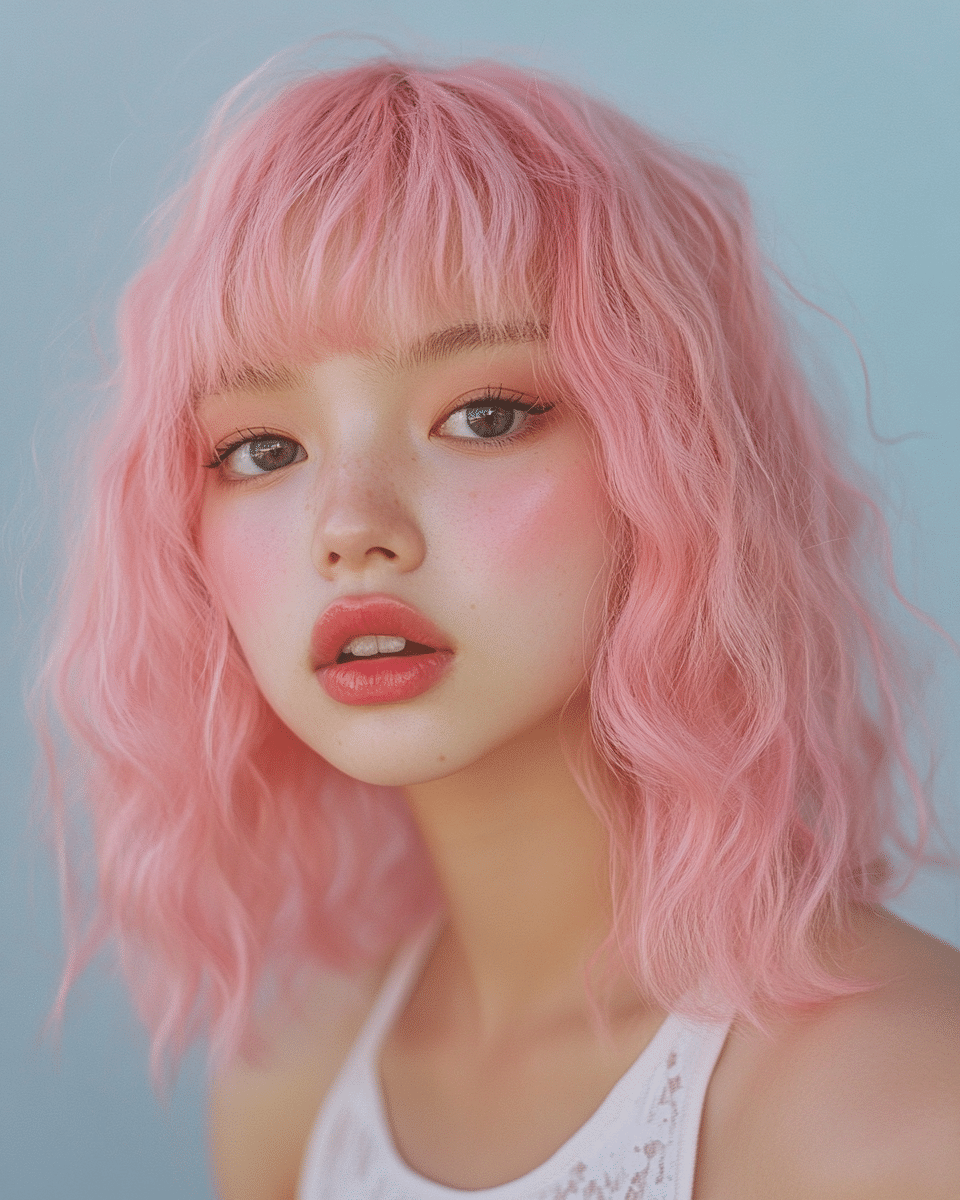 khaoula0921_A_STILL_OF_A_YOUNG_WOAMN_WITH_Cotton_Candy_Pink_W_13f2159d-f154-4c9c-9872-ec3924307a52_3 The Ultimate Guide to Trendy Pink Hairstyles and Haircuts