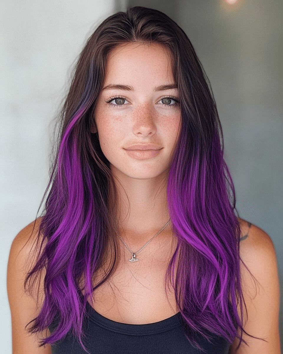 khaoula0921_A_STILL_OF_A_YOUNG_WOAMN_WITH_Purple_Tips_Purple__f21e804b-0c88-4ed6-8f65-651bb794bb98_1 The Ultimate Guide to Stunning Purple Hair Colors: 17 Trendy Shades to Try
