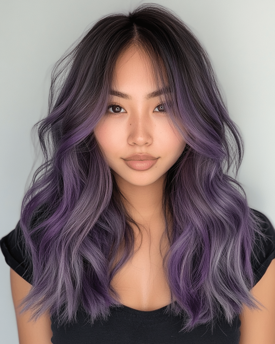 khaoula0921_A_STILL_OF_A_YOUNG_WOAMN_WITH_Smokey_Purple_Hair__00157053-da7f-4fca-a890-92ec510cc759_1 The Ultimate Guide to Stunning Purple Hair Colors: 17 Trendy Shades to Try