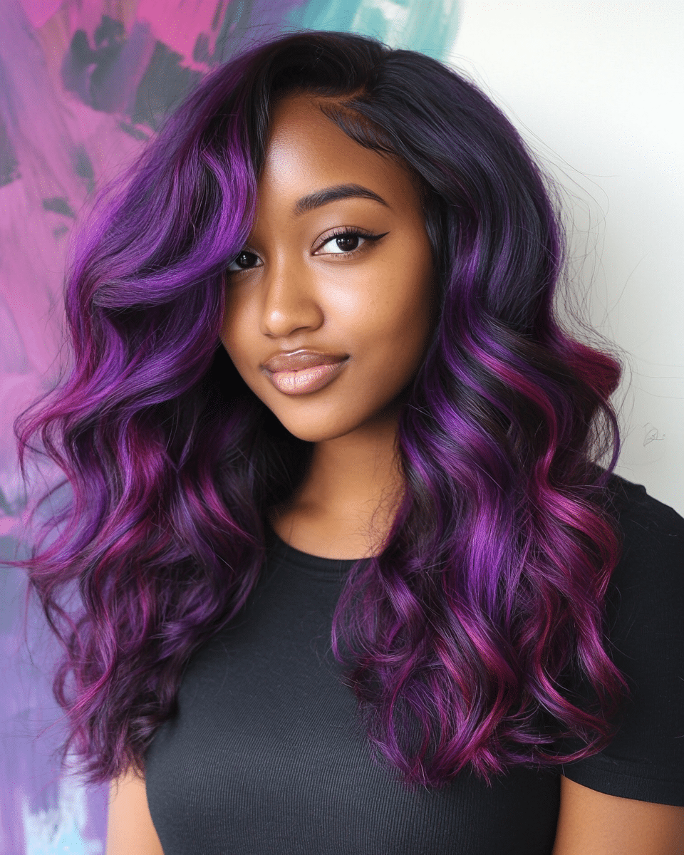 khaoula0921_A_STILL_OF_A_YOUNG_WOAMN_WITH_Wild_Orchid_Balayag_85a4c1cb-f119-4c93-a4a9-ef3f33781191_0 The Ultimate Guide to Stunning Purple Hair Colors: 17 Trendy Shades to Try