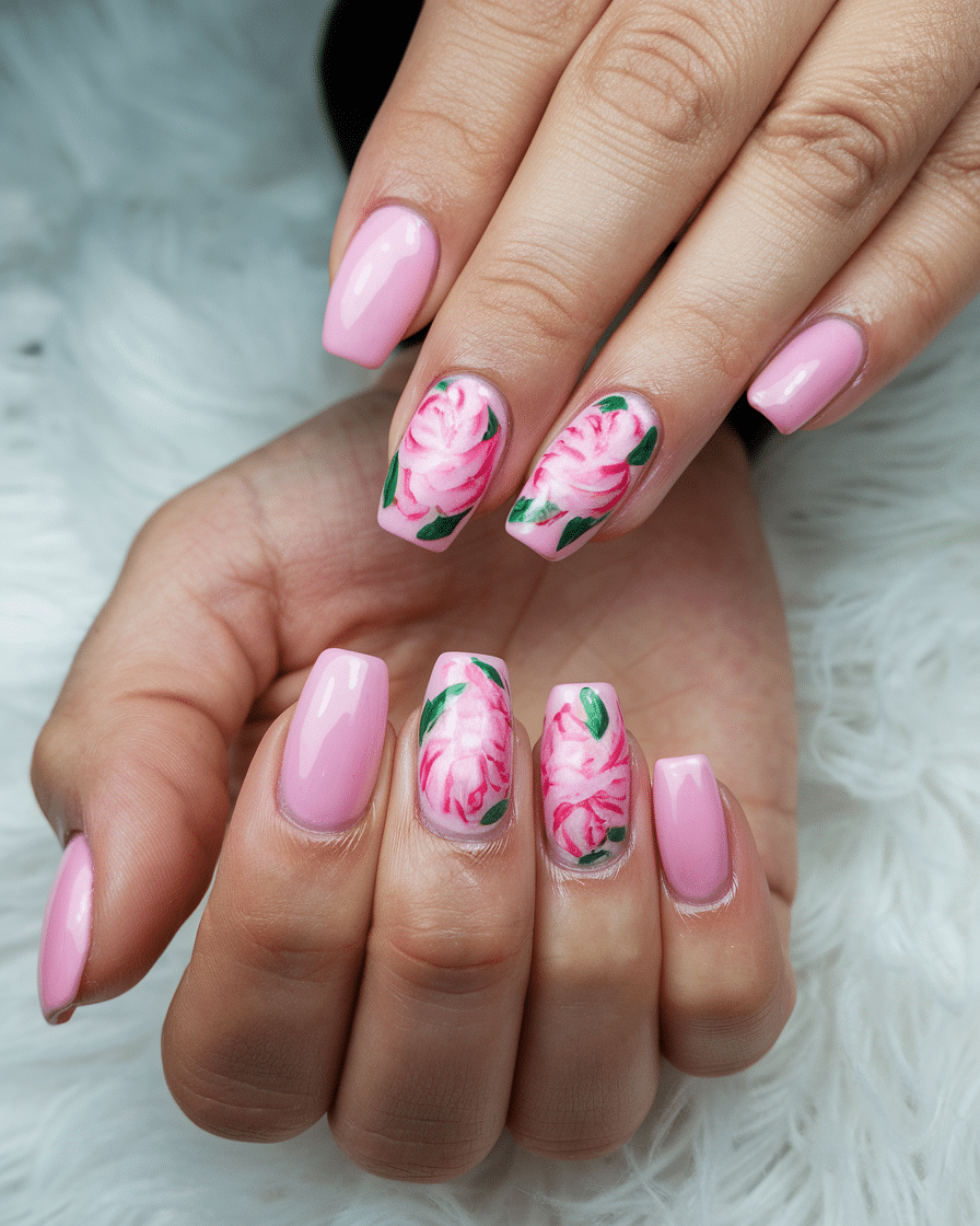 19 Flower Nail Designs You'll Absolutely Love!