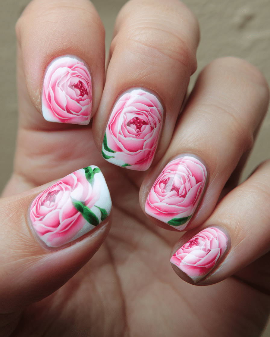 19 Flower Nail Designs You'll Absolutely Love!