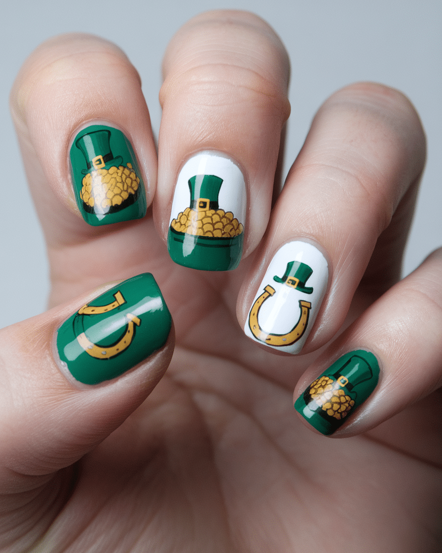 17 Cute Ideas for St. Patrick’s Day Nails in 2025