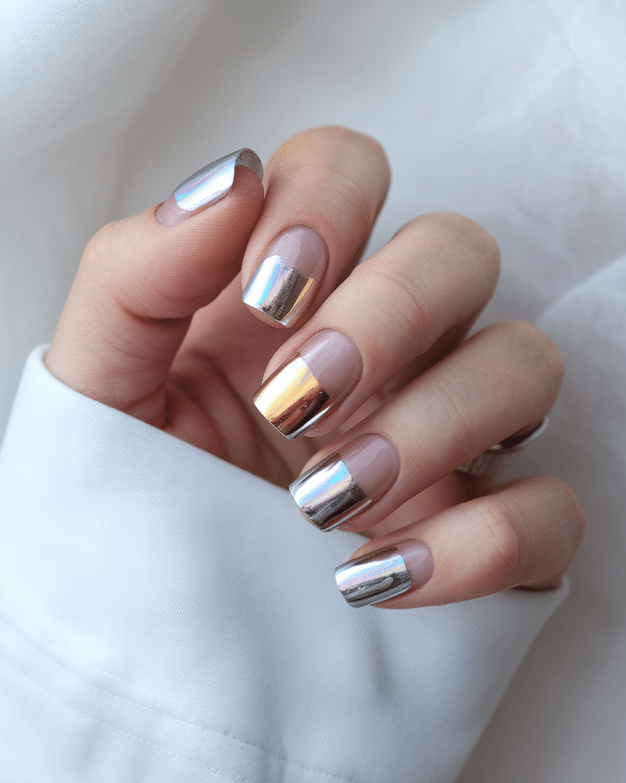0005_3_a-photo-of-a-hand-with-chrome-french-tip_cRdrSQFUTLKg0Fs5e6L2UA_2AYYNLgHTLSNrD2pmseM_A_cover 18 Floral Designs Summer Pink Acrylic Nails