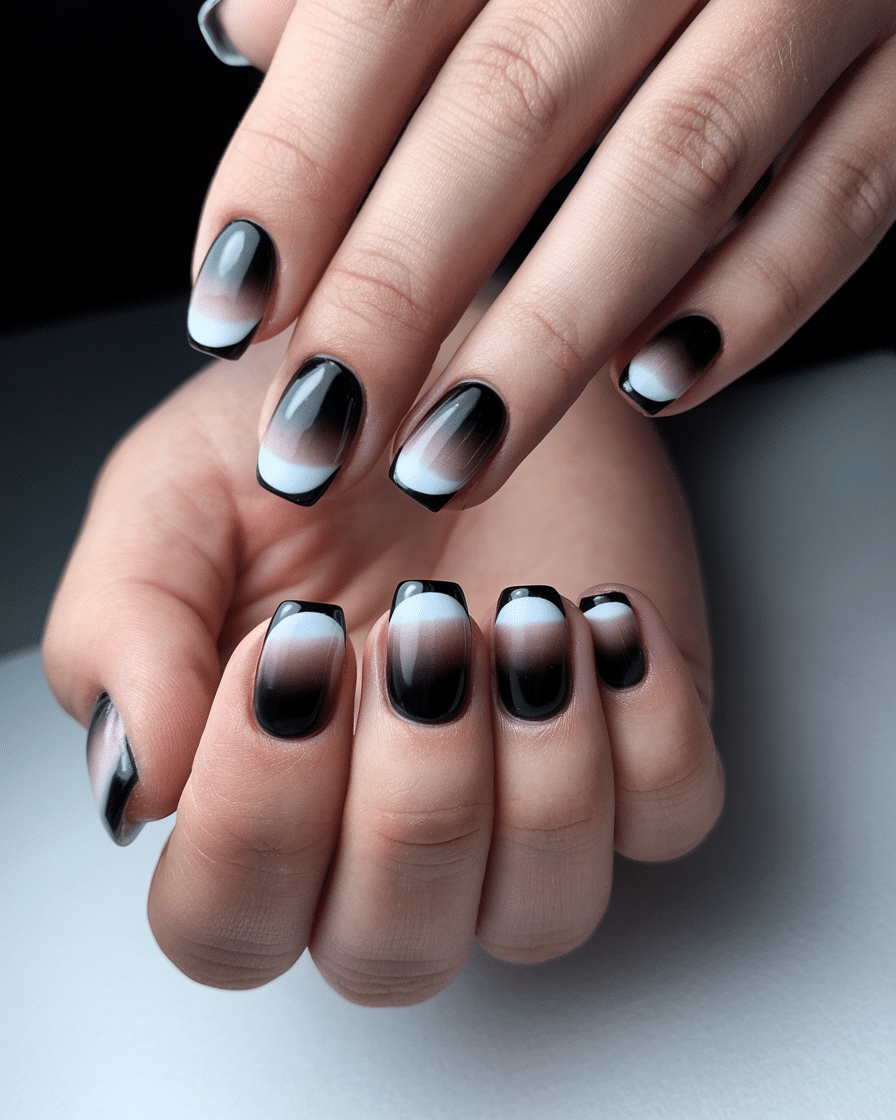 18 Stunning Black and White Nail Designs for a Classy Look