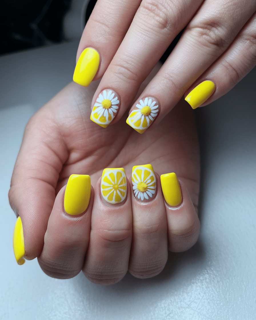 0009_3_a-photo-of-a-hand-with-bright-yellow-nai_SfbgG-34Riyq5hIhh5BCIQ_hZIbXCKVRWC3VPkL0LOv1A The Ultimate Guide to Must-Try Summer Nail Trends